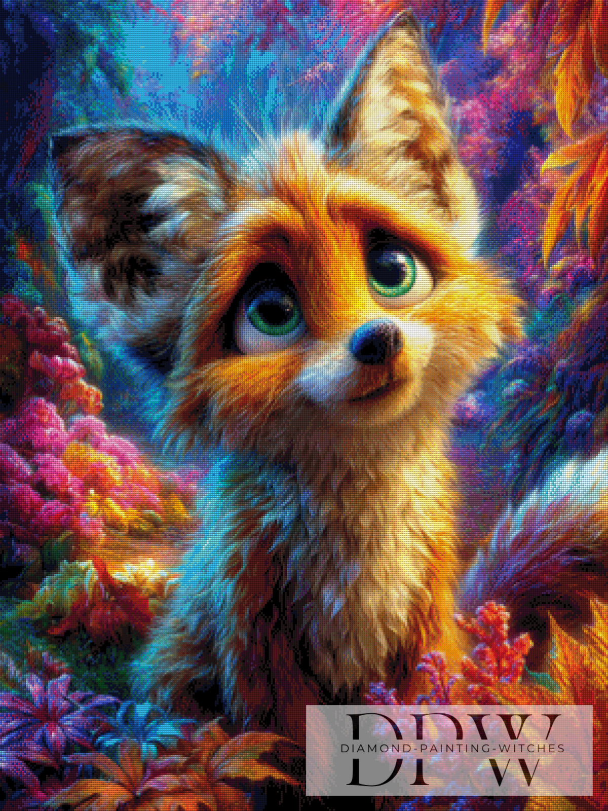 Plüschfuchs by CreatiVart mit 390 Farben