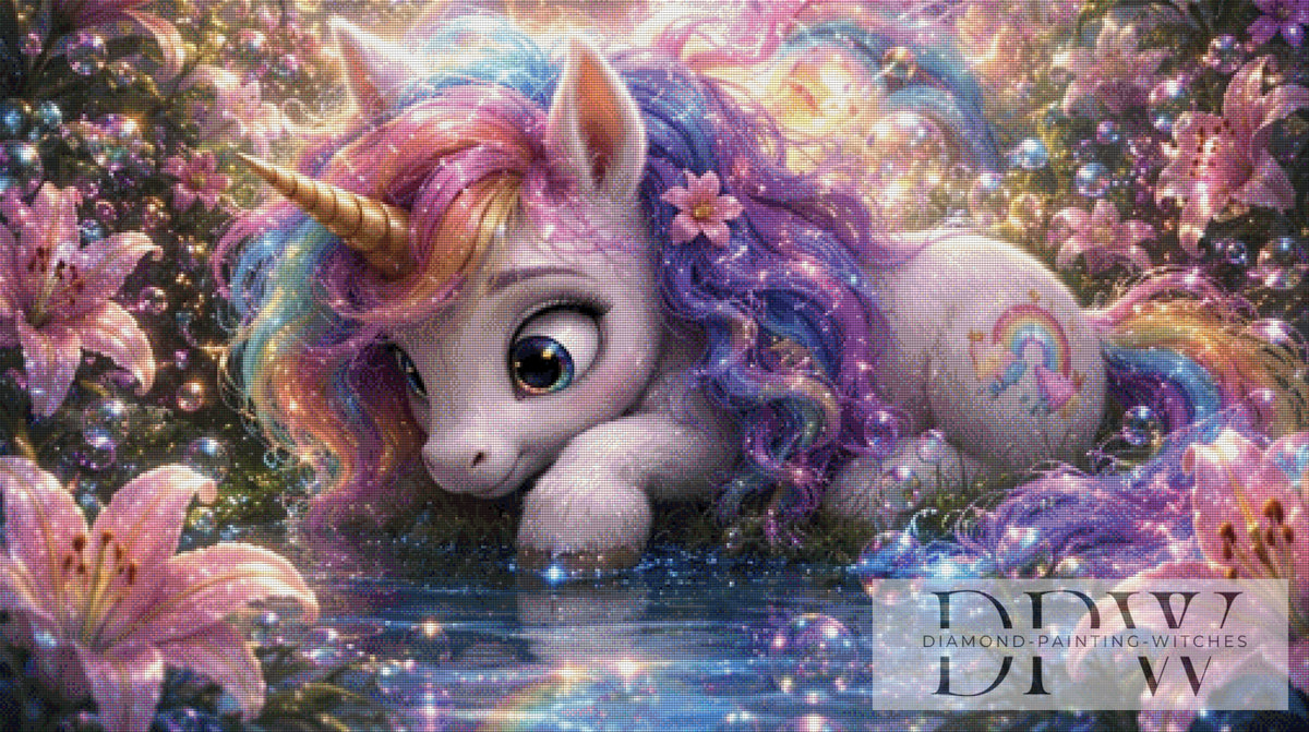 Dreamlight Unicorn by ellufija with 270 colors