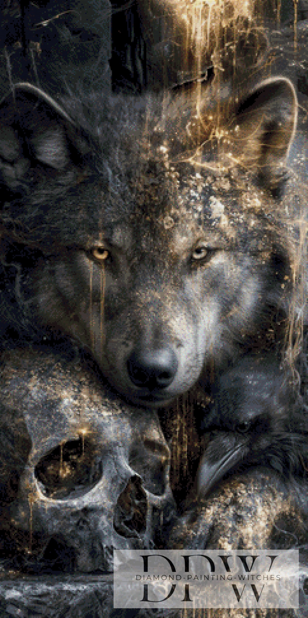 Schattenwolf by Elly_A.I  mit 115 Farben