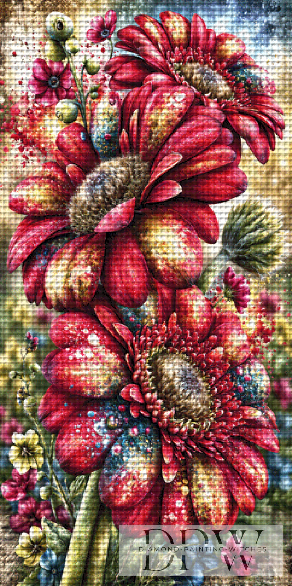 Fabulous Gerbera by CreatiVart with 360 colors