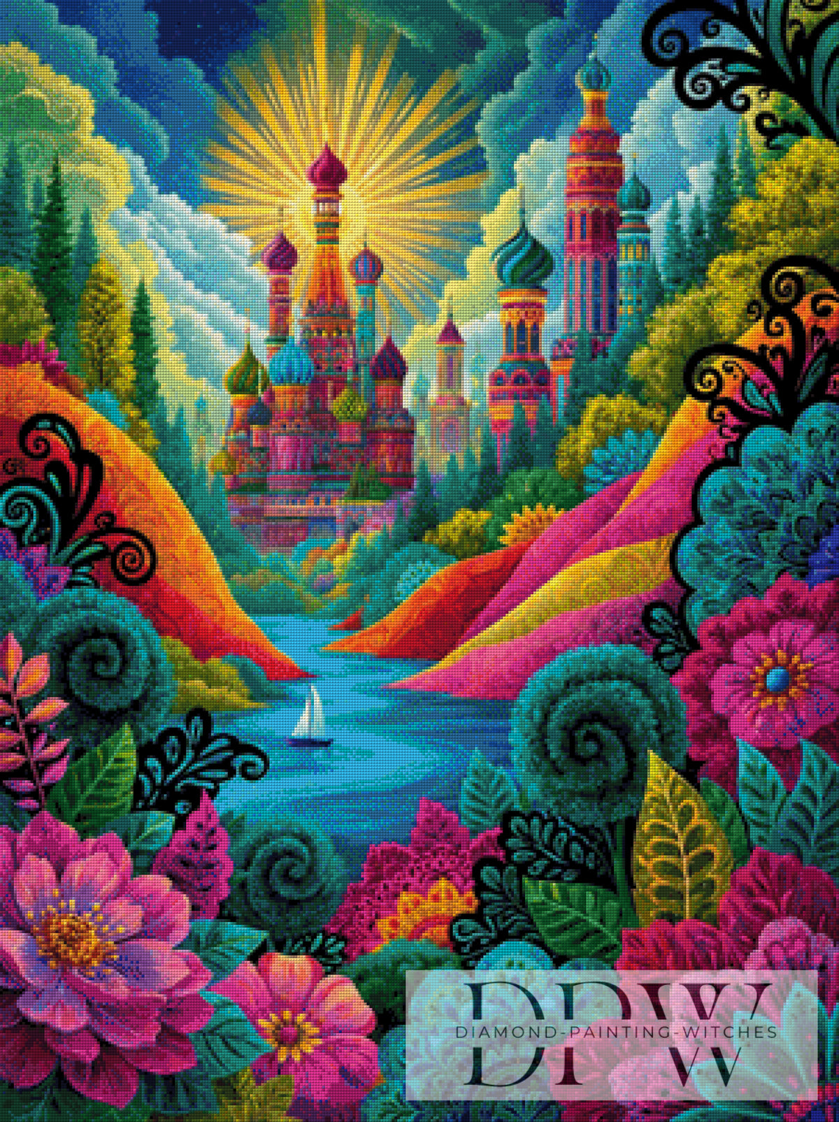 Fantasiatal by CleoDora with 350 colors