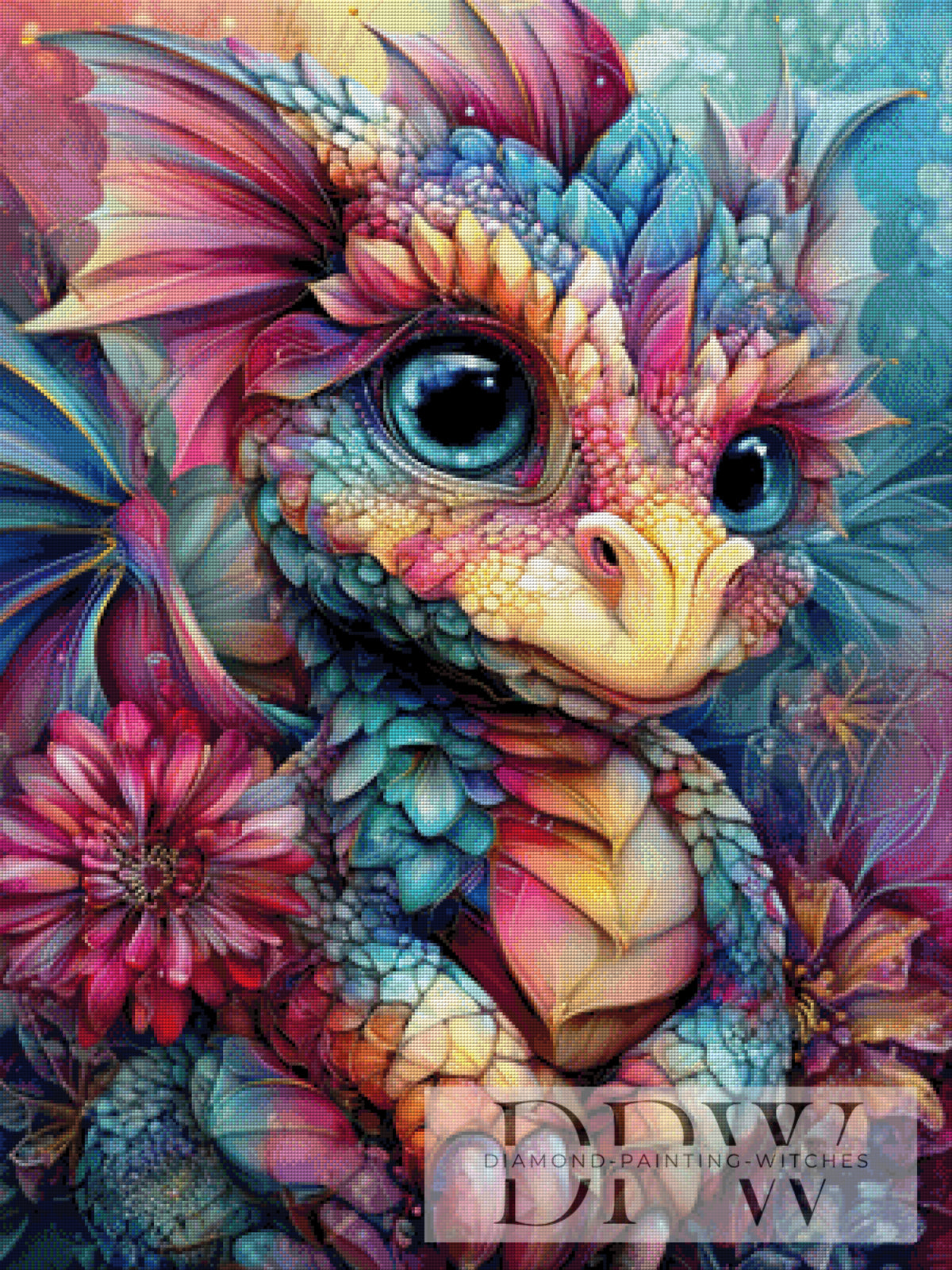 The Little Dream Dragon by QN with 360 colors