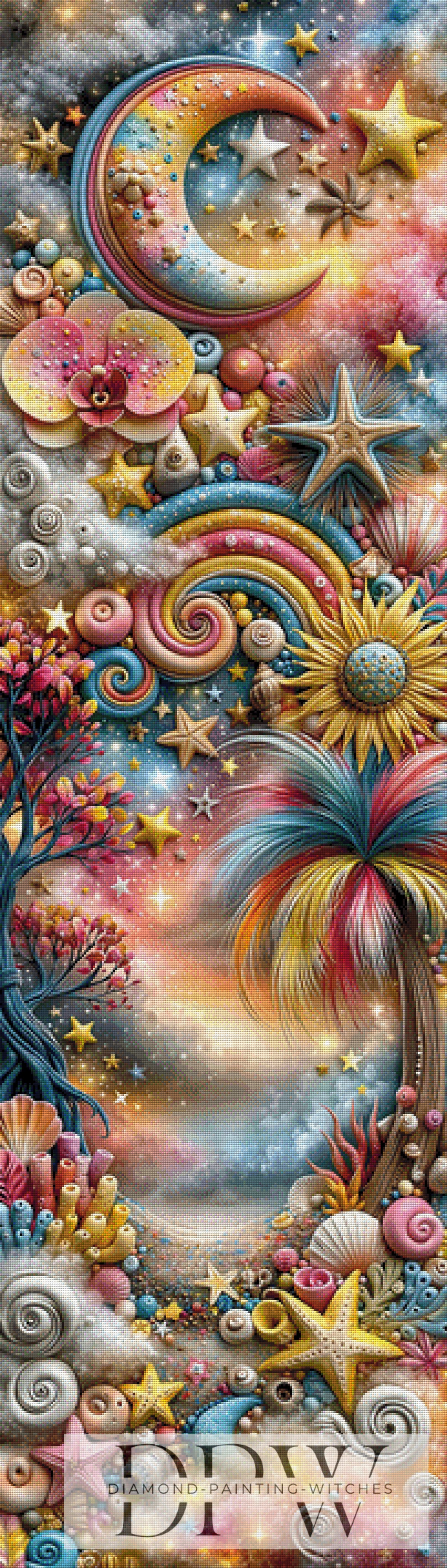 CleoDora作「Bunte Welt I」、350色使用