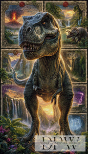 Dinosaur Stamps III by Elly_A.I with 250 colors