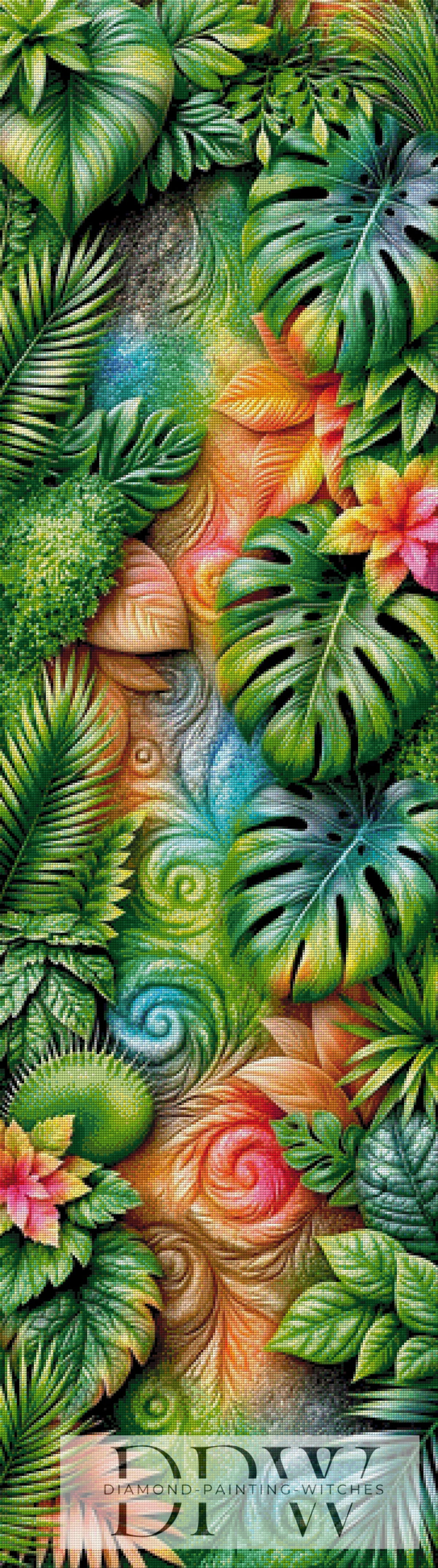 Jungle plants by CleoDora with 320 colors