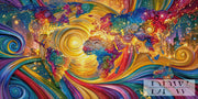 Pixxel Picsによる390色の世界地図（抽象画）