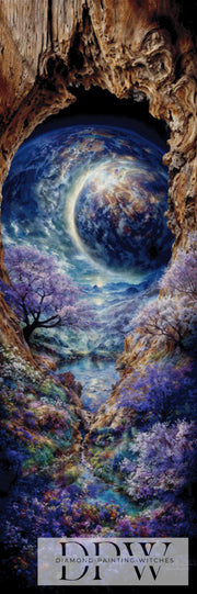 Purple World in a hole by Pixxel Pics with 210 colors