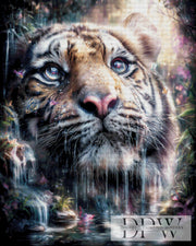 Water cat by ellufija with 200 colors