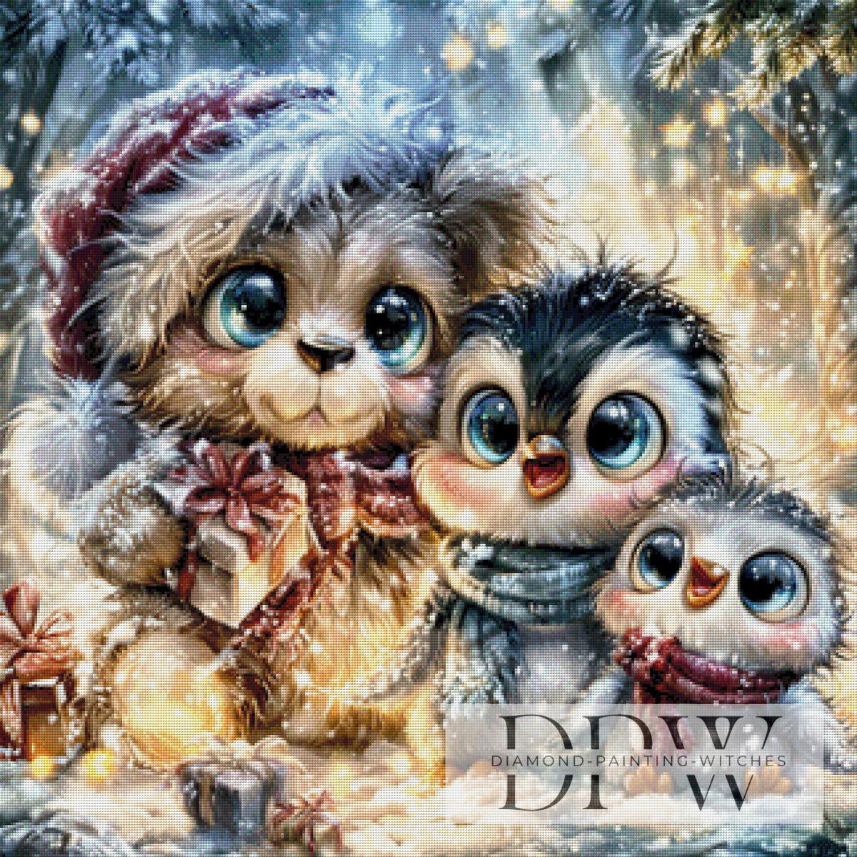 Wintertrio by CreatiVart mit 250 Farben