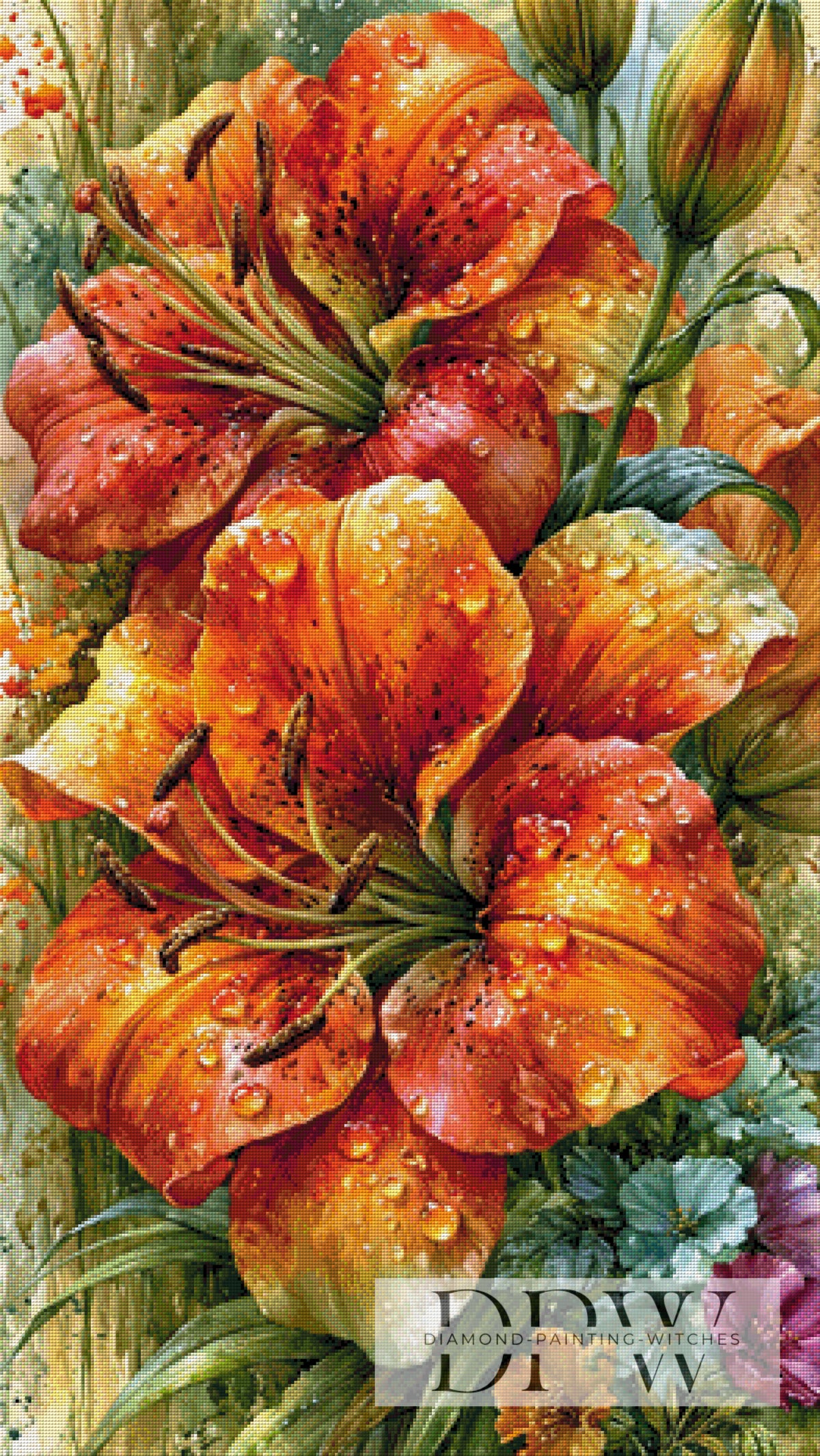 Summer Rain Lilies by CleoDora with 290 colors