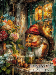 Winter Squirrel by CleoDora with 270 colors