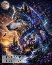 Sternzeichen Wolf (Fische) by Elly_A.I  mit 220 Farben