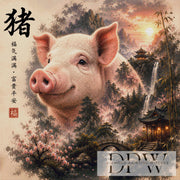 Sternzeichen Schwein by theA.art mit 160 Farben