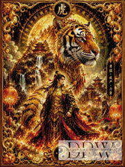 Sternzeichen Tiger by Elly_A.I  mit 170 Farben