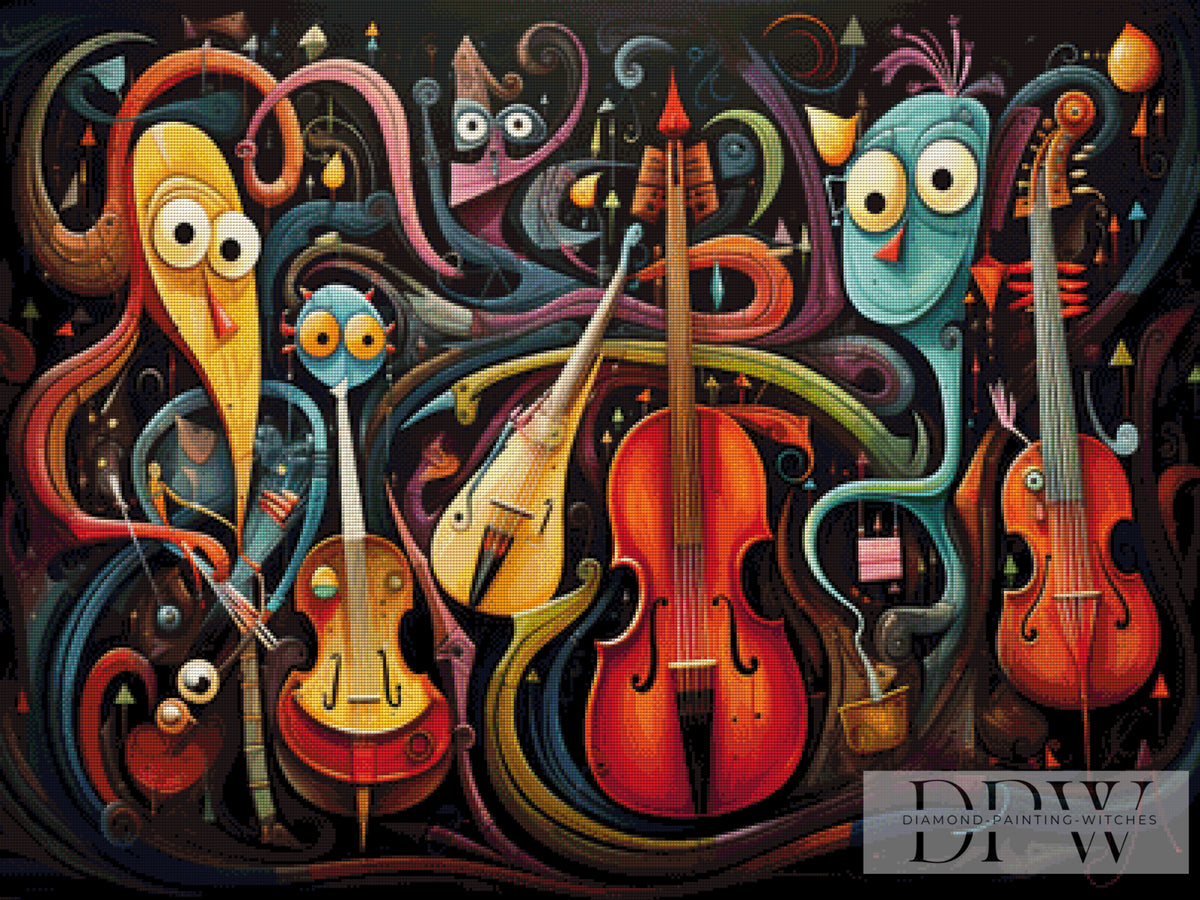 Abstract music by Pixxel Pics with 300 colors