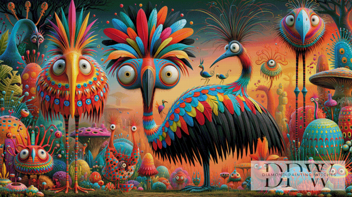 Festival Birds by Pixxel Pics mit 447/400 Farben