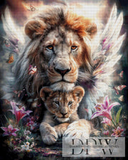 Angel Lions by ellufija with 230 colors