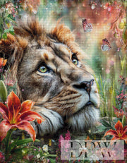 Dreamy Lion by ellufija with 320 colors