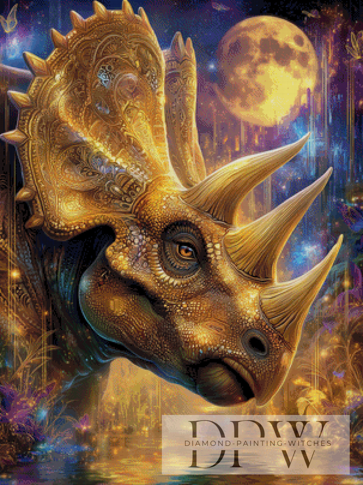 Golden Saurian by _Sweet_Loco_AI with 230 colors