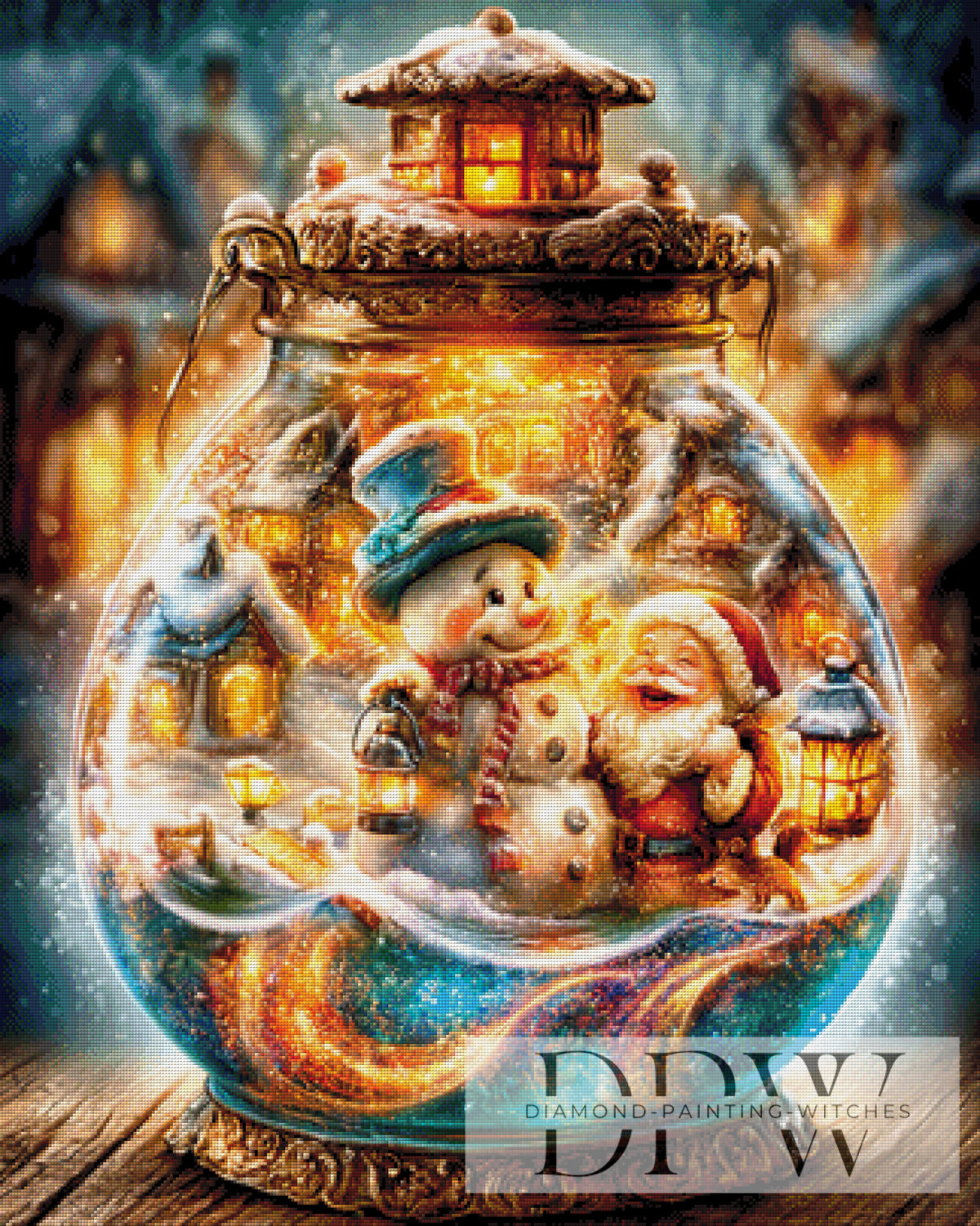 Christmas Lantern III by Elly_A.I with 320 colors