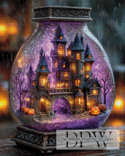 Castle in the lantern by Elly_A.I with 230 colors
