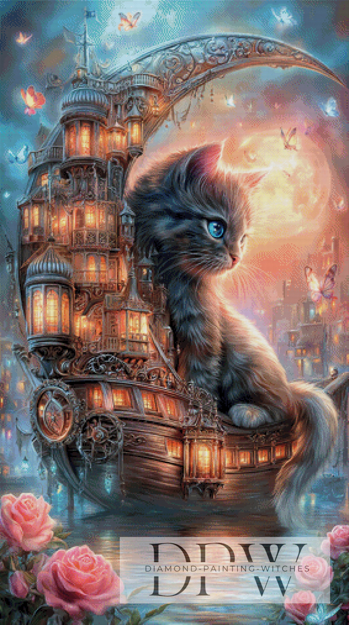 Moon Cat by Elly_A.I with 270 colors