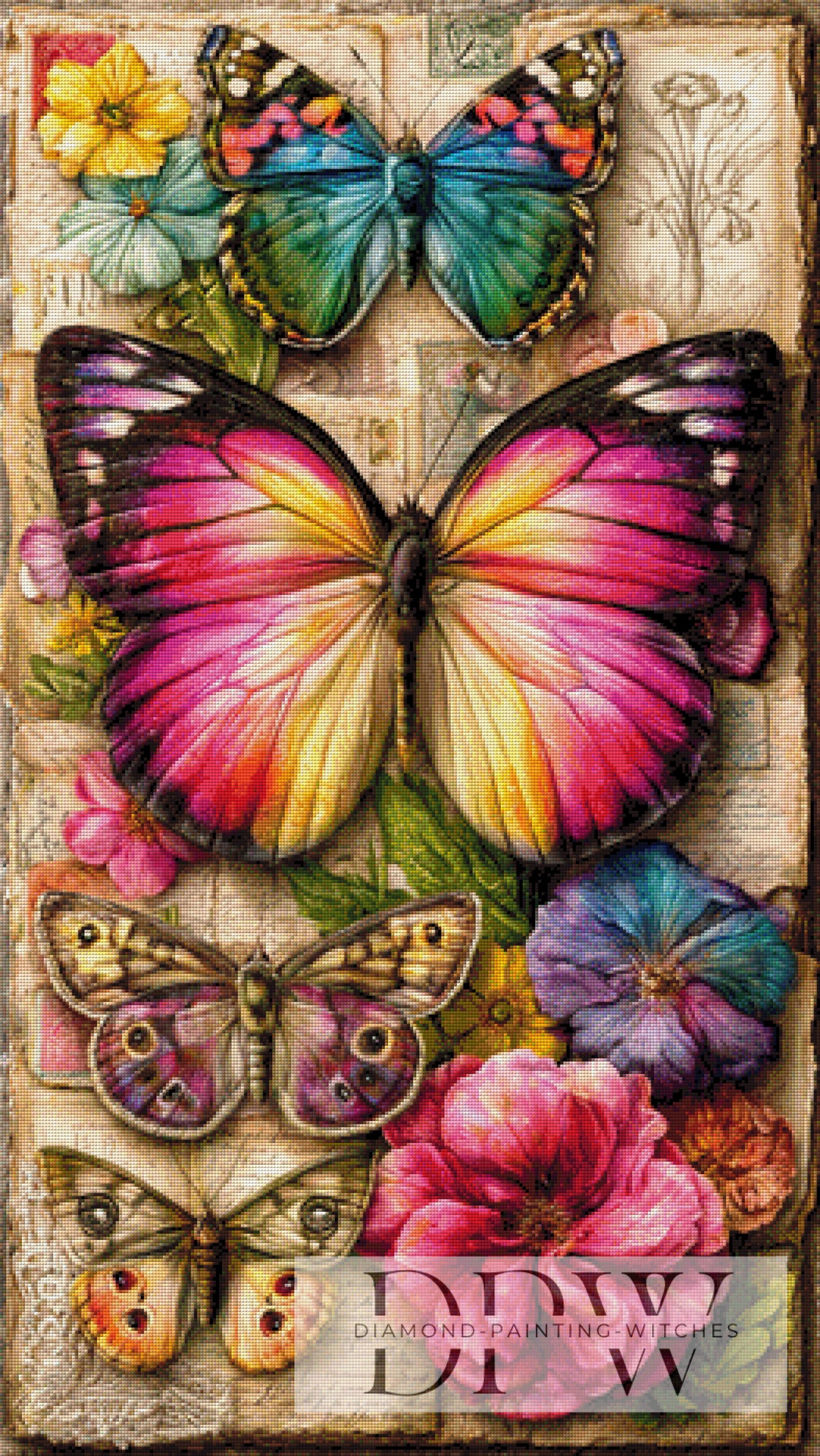 Butterflies by Elly_A.I with 380 colors