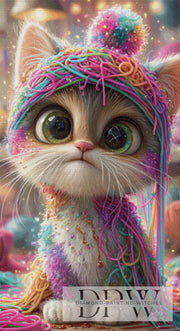 Spaghetti-Miezi by Elly_A.I with 350 colors