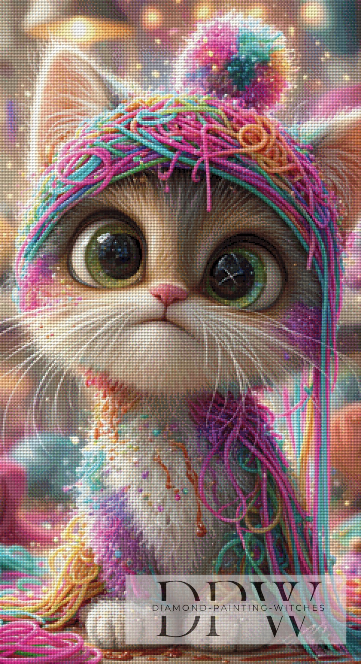Spaghetti-Miezi by Elly_A.I with 350 colors