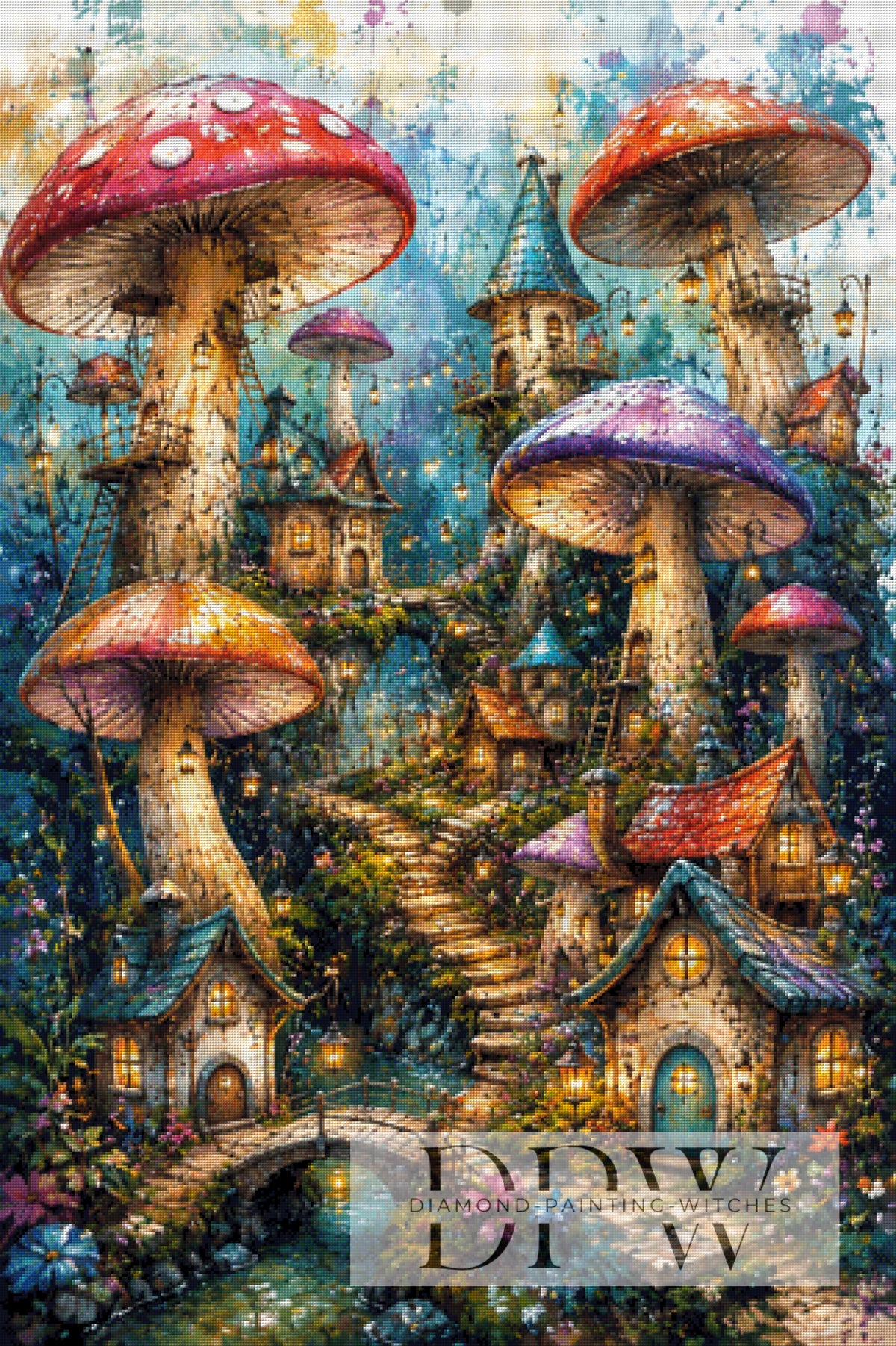 Pilzstadt by CleoDora with 380 colors