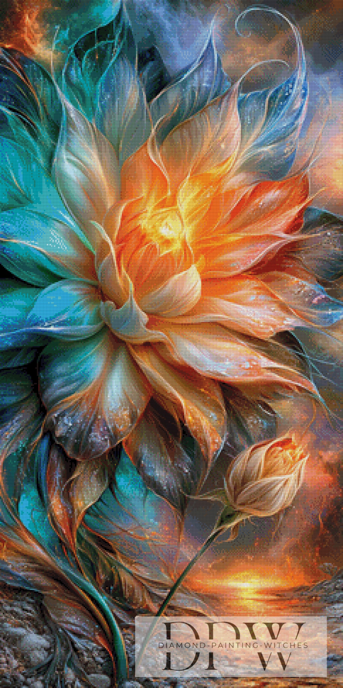 Luminous Bloom by Elly_A.I with 300 colors