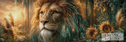 Wooden panel Sun Lion by Elly_A.I in 180 colors