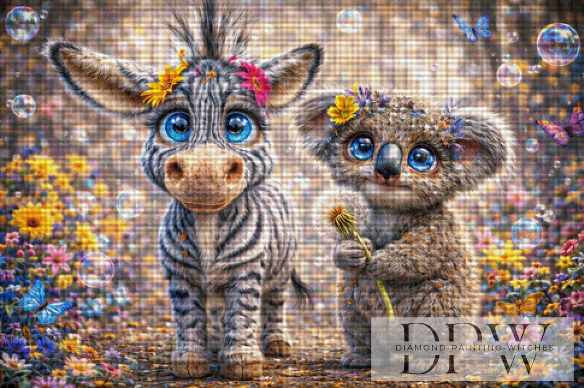 Kiki Koala and Little Donkey by CreatiVart 333 Colors