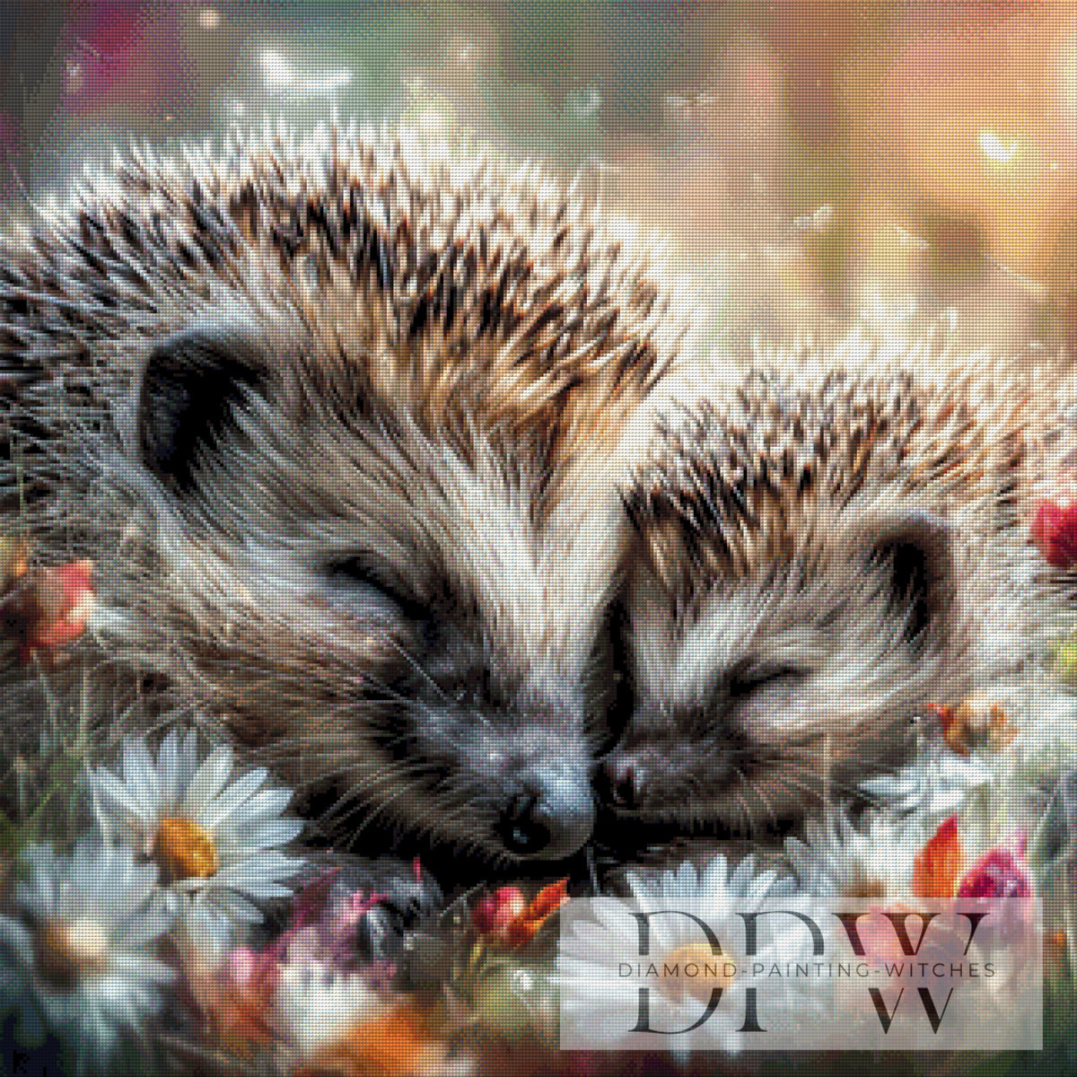Hedgehog Cuddle by ellufija with 240 colors