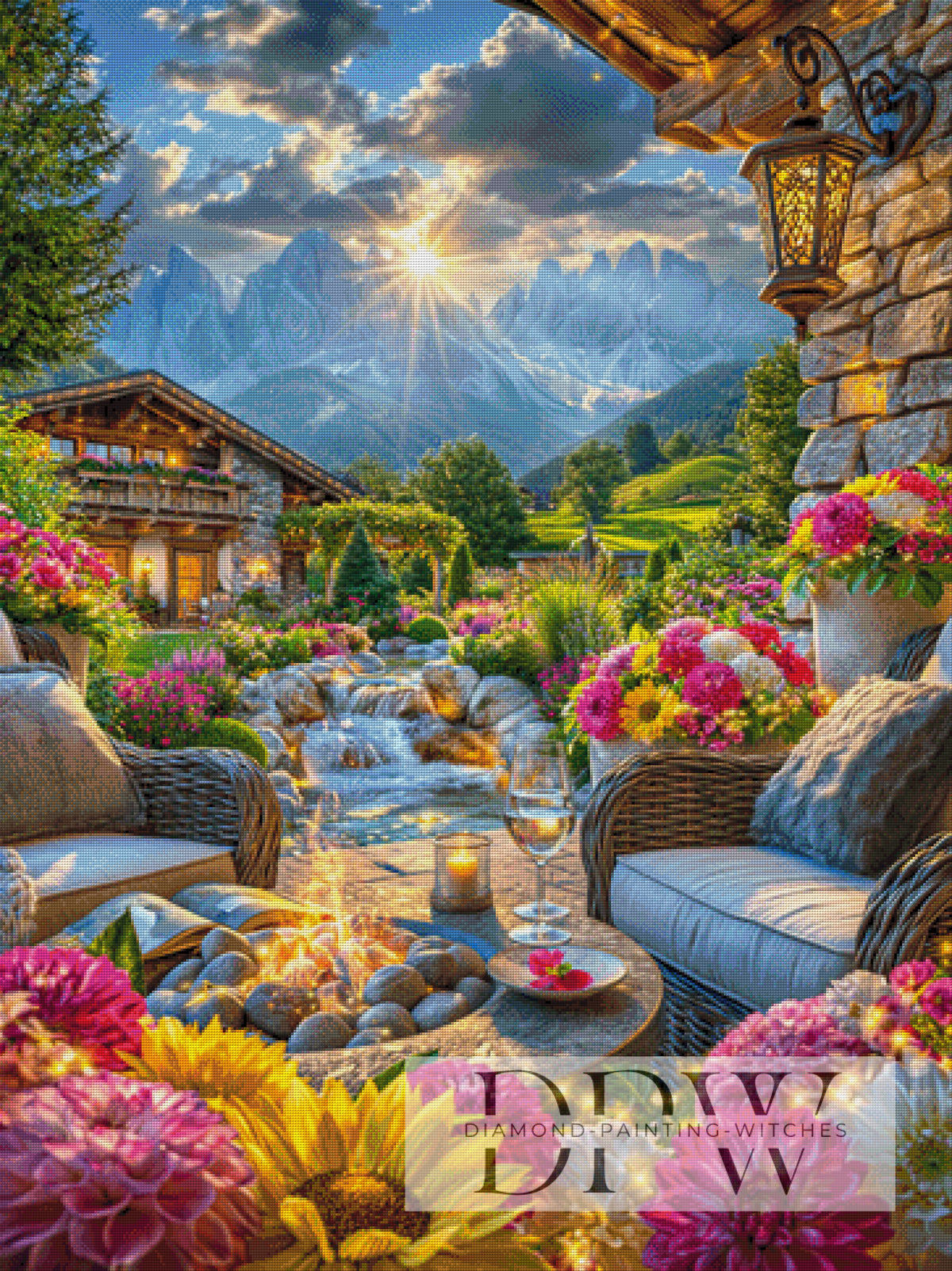 Alpengarten by CleoDora with 390 colors