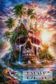 Skull Reef by ellufija with 380 colors
