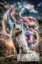 Galaxy Fox by ellufija with 250 colors