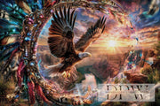 Sun Eagle by ellufija with 330 colors