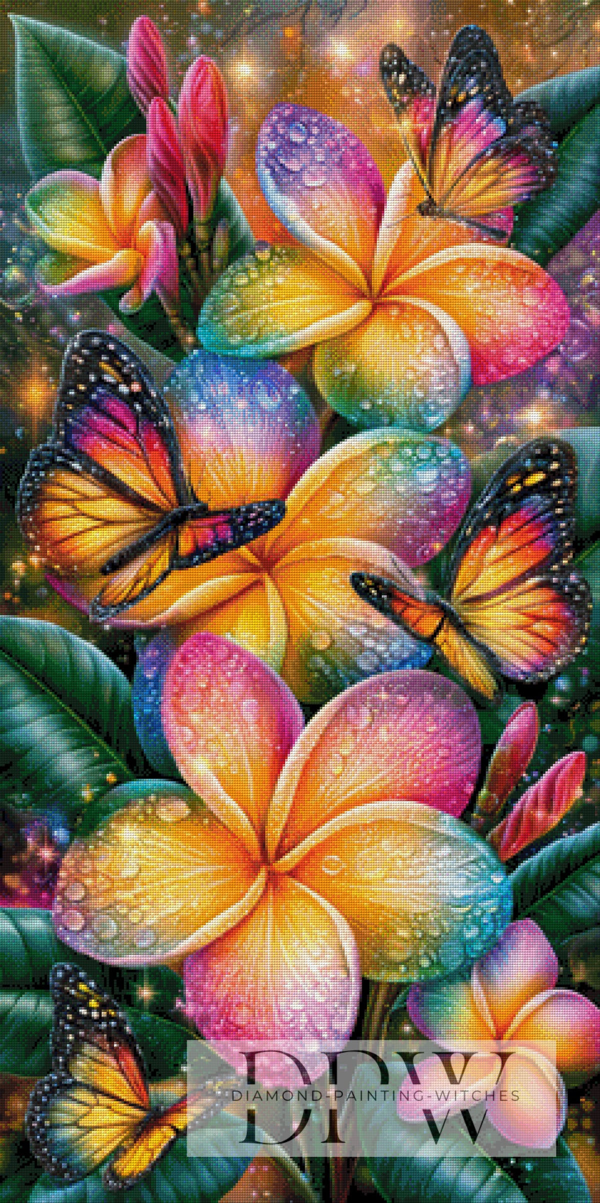 Leuchtende Tropenblüten by CreatiVart mit 370 Farben