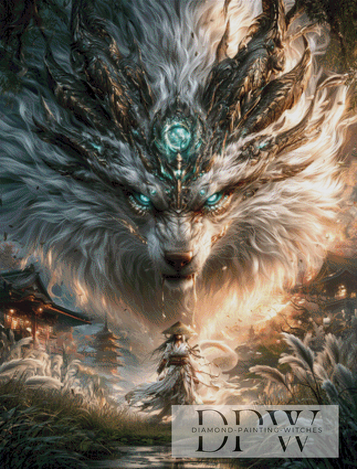 Der Wächterwolf by _Sweet_Loco_AI mit 180 Farben