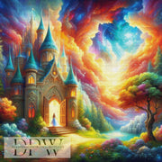 Blue Witch by Artifey, 70x90cm with 110 colors DPW-417