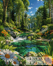 Forest River by CleoDora with 270 colors