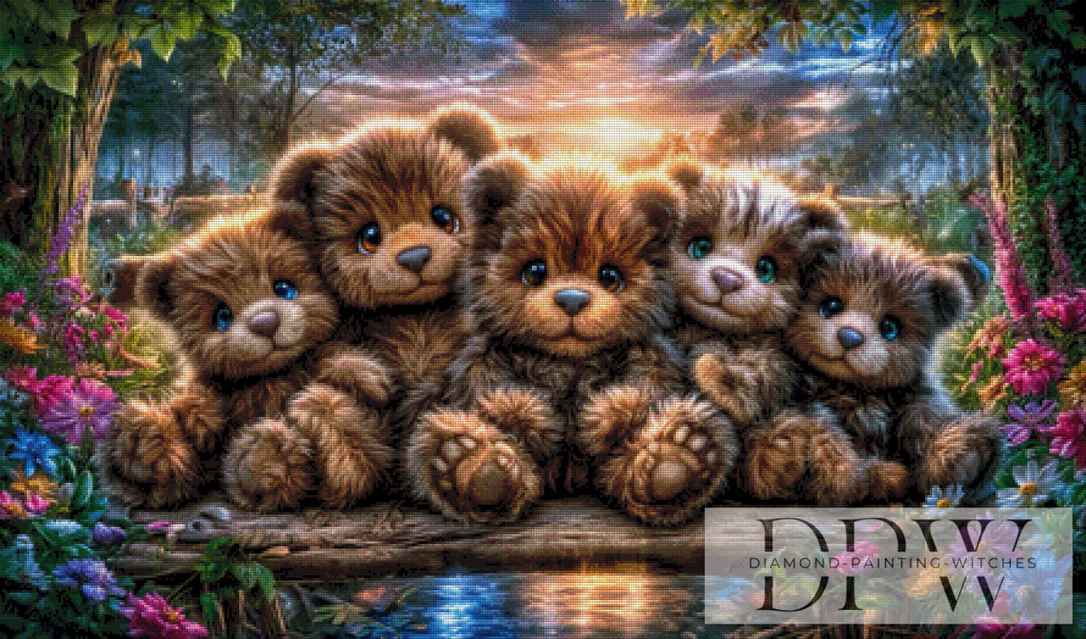 Teddytreffen I by ellufija mit 300 Farben
