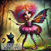 Blue Witch by Artifey, 70x90cm with 110 colors DPW-417