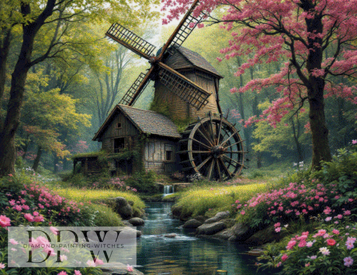 Mühle am Bach by QN, mit 230 Farben