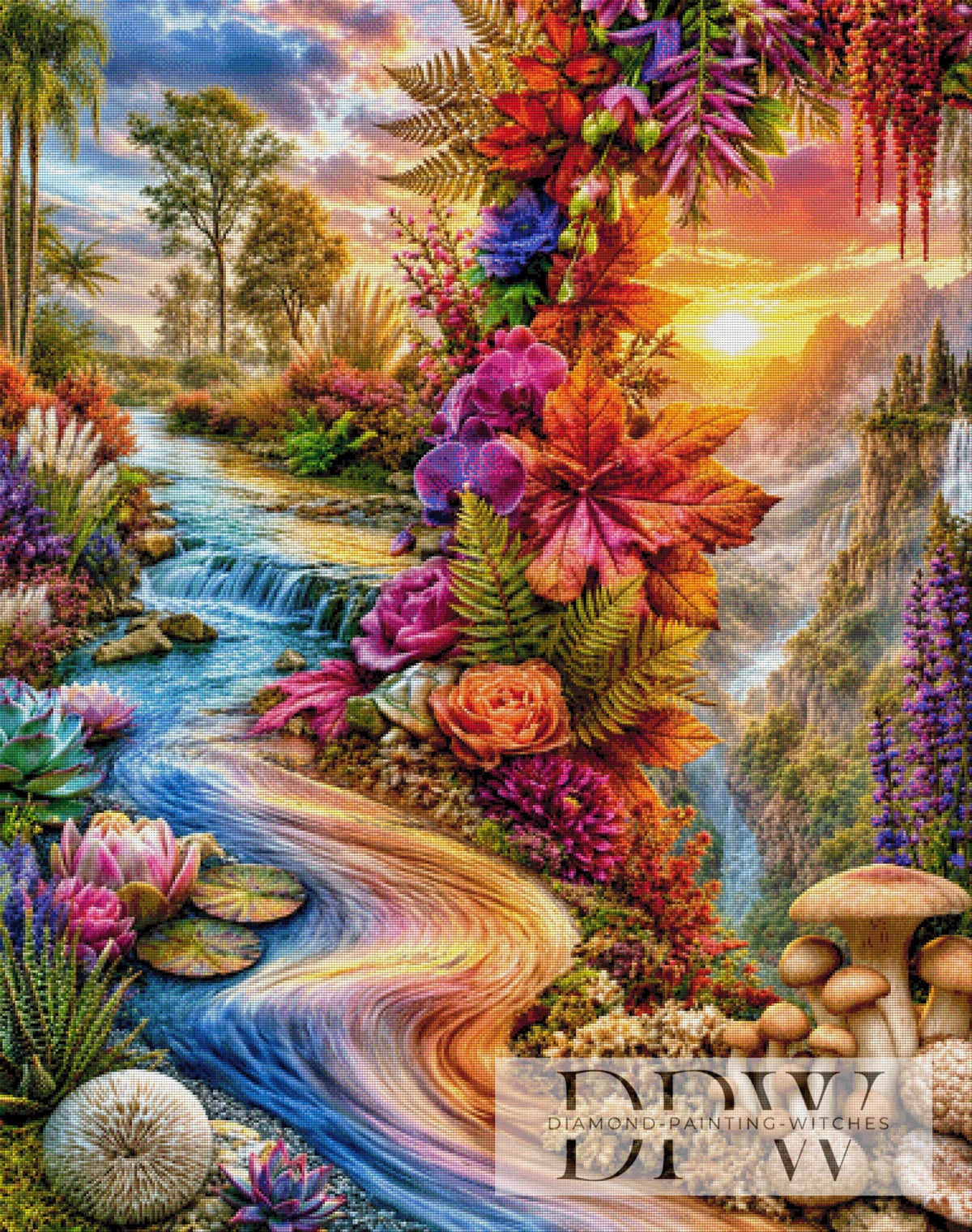CleoDoraによる「Fluss der Farben」、430色展開