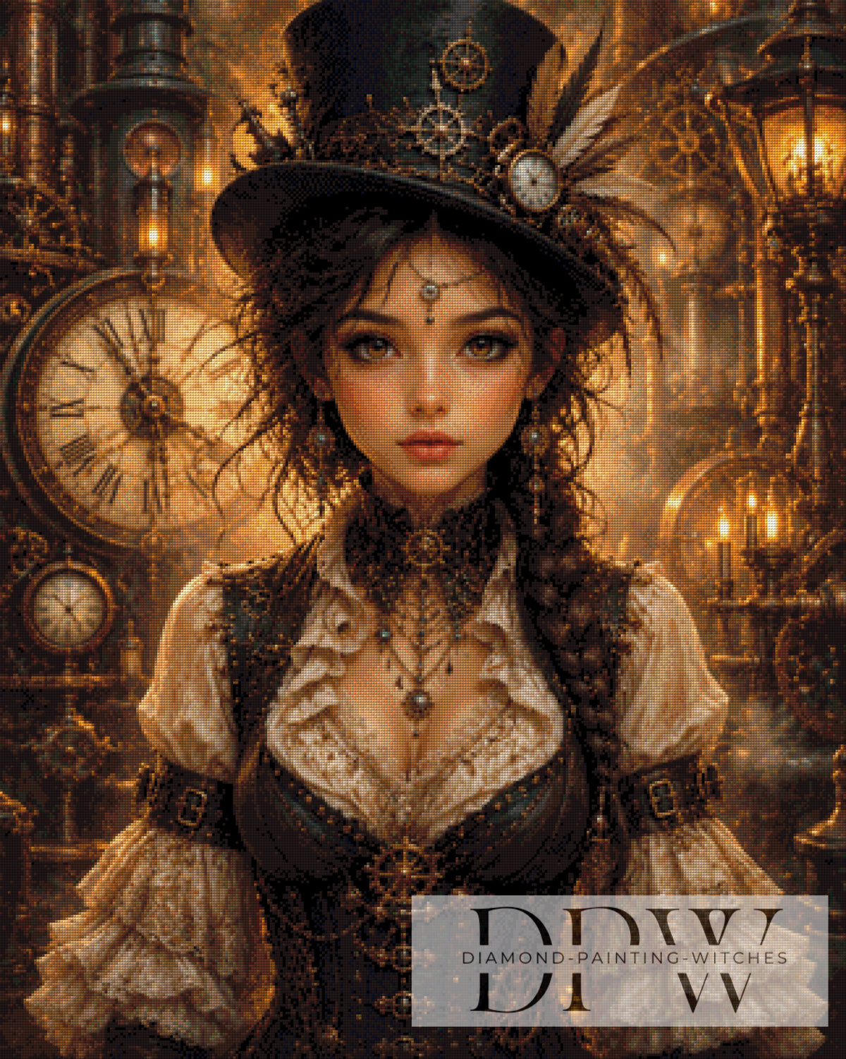 Biggilee_Art作『Evelyn Clockwork』（115色使用）