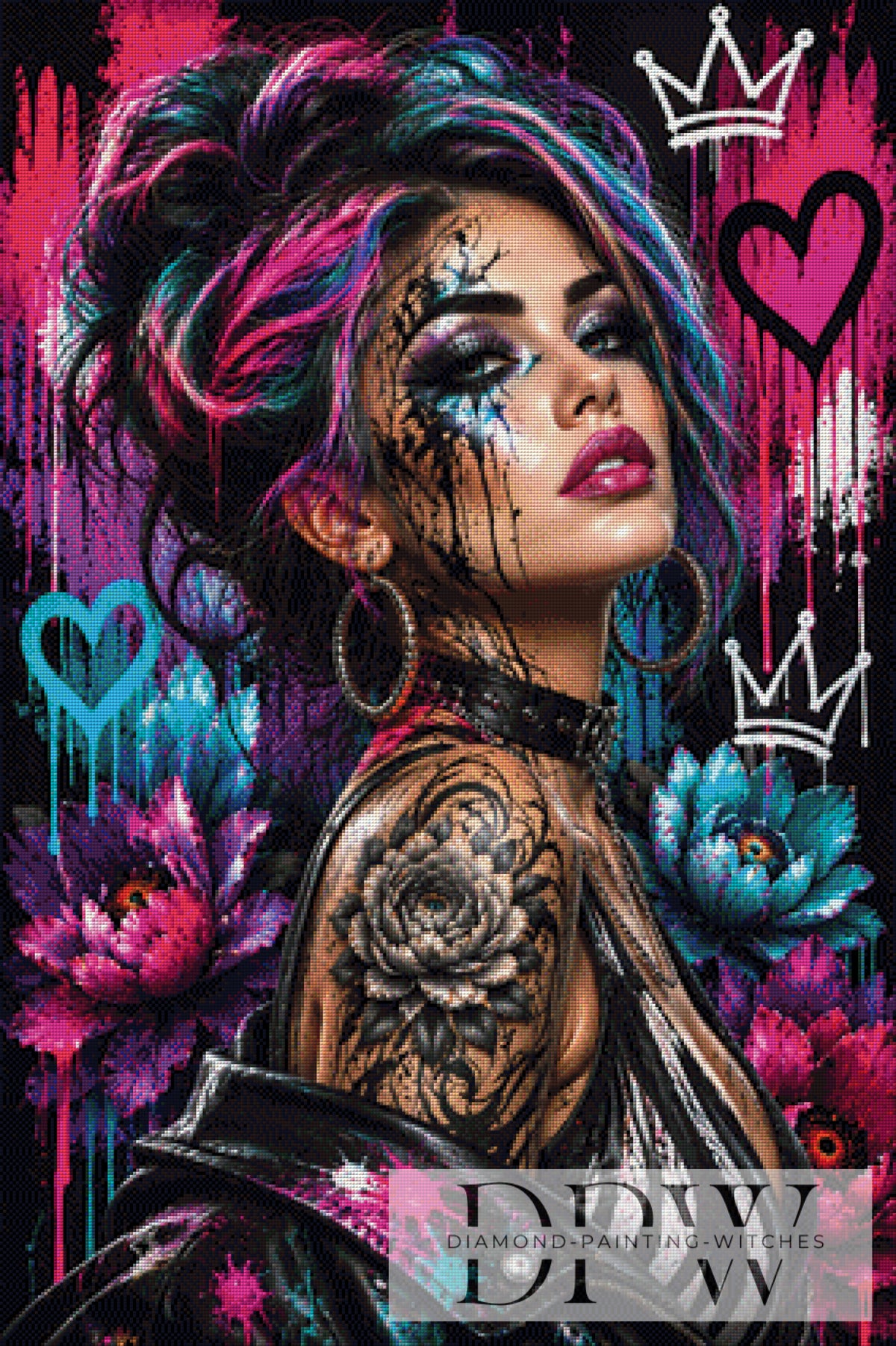 Biggilee_Art作「Rebel Queen」、270色使用