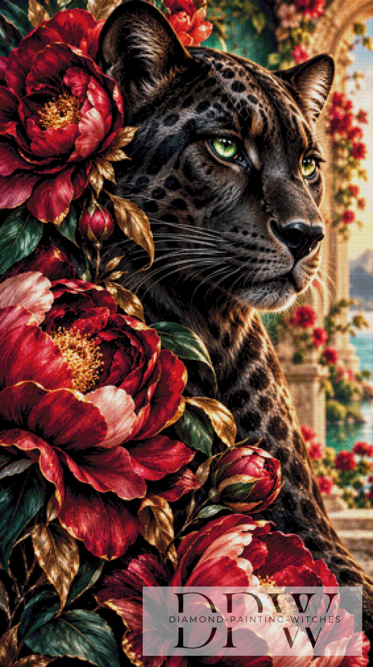 Biggilee_Artによる「Majestätischer Blick（荘厳な眼差し）」、300色使用