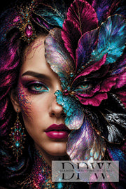 Smaragd & Magenta by Biggilee_Art mit 300 Farben